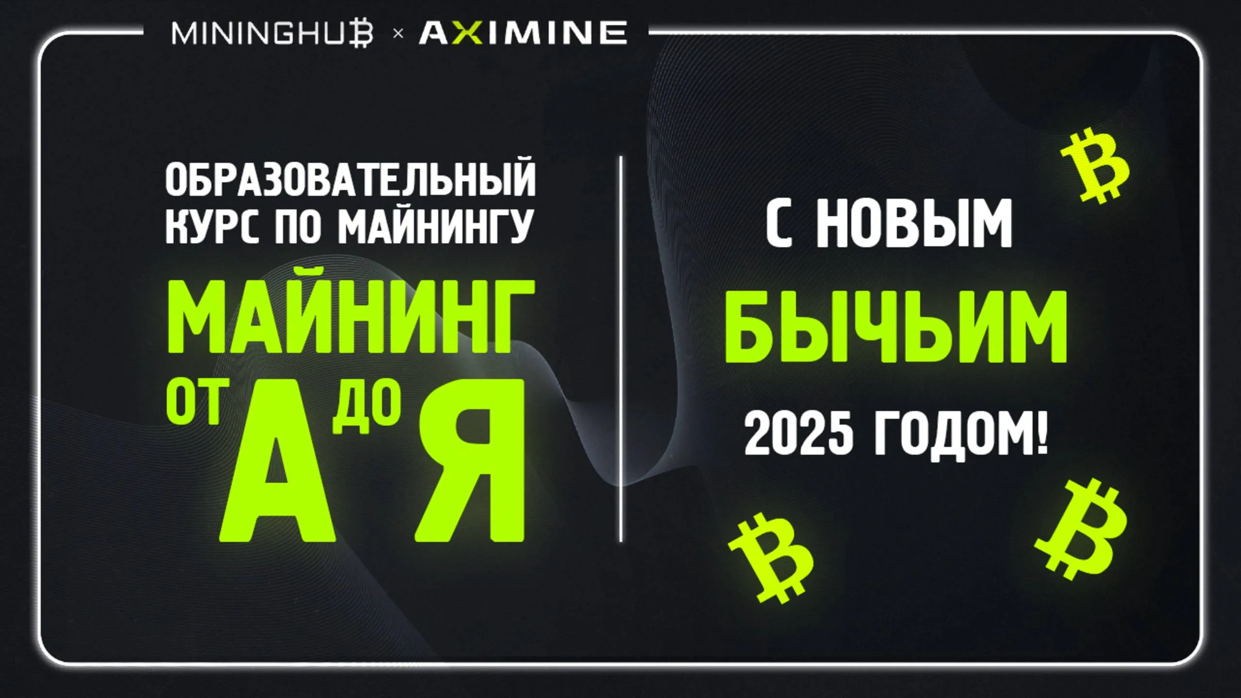 Майнинг от А до Я - Бесплатный Образовательный Курс! С Новым Бычьим 2025 Годом!