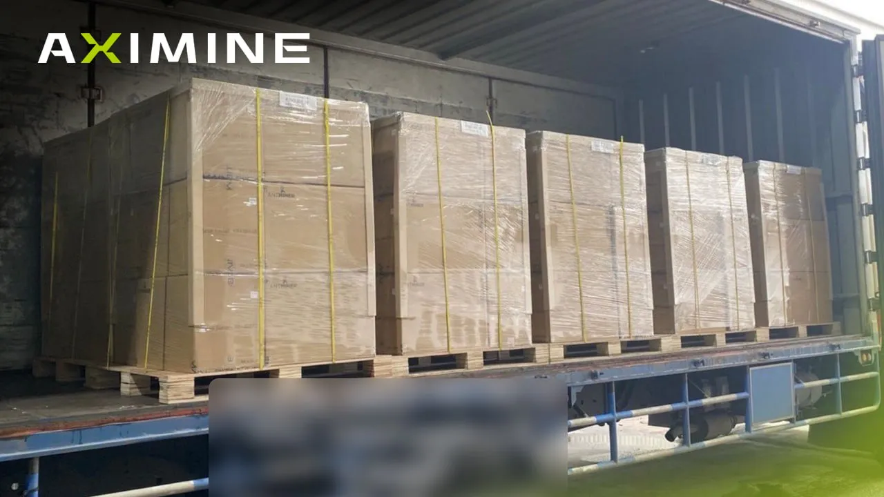 Успешная поставка 1000 ASIC-майнеров для клиента AXIMINE.